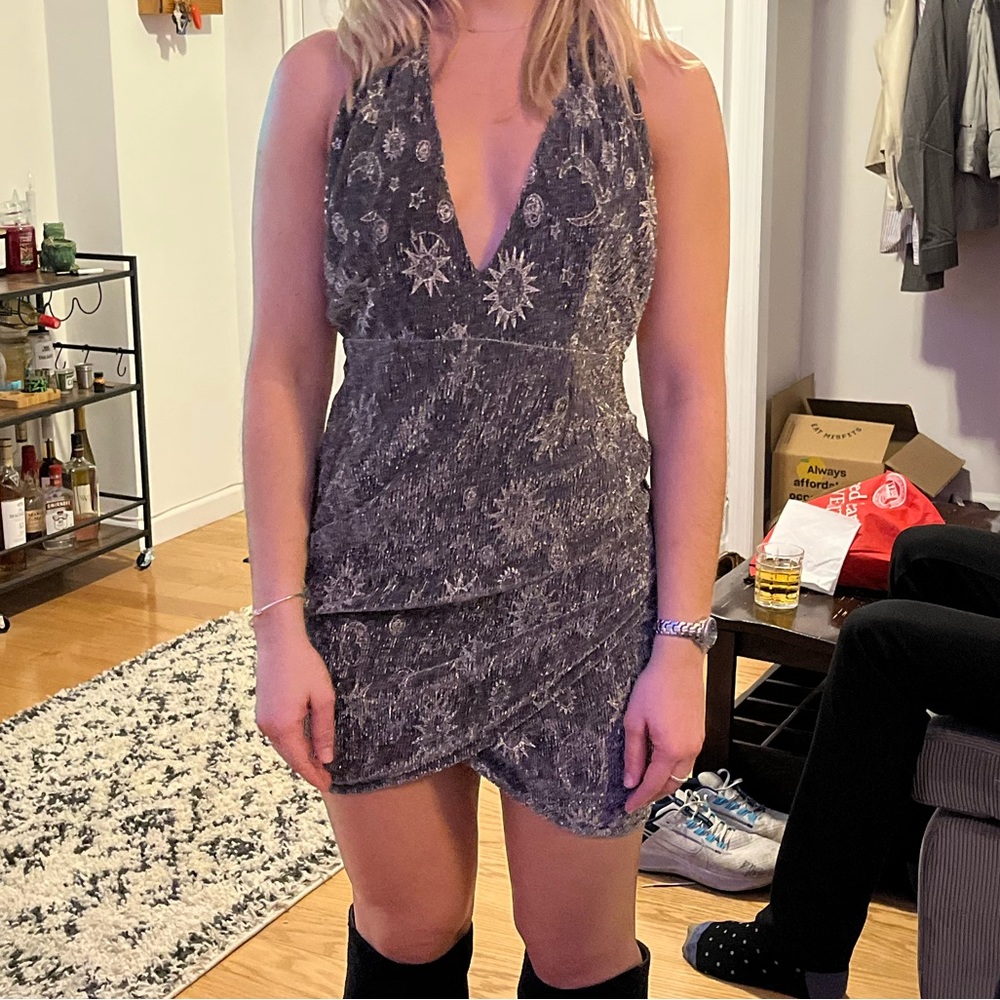 About us halter dress